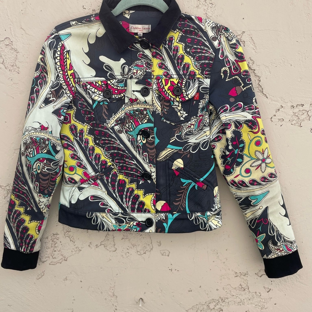 Christian Lacroix Desigual Multicolor Patterned Jacket